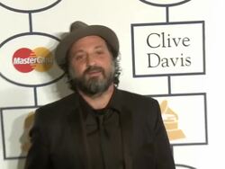 Mr Brainwash at 2014 Grammy Salute To Industry Icons Honoring Lucian Grainge Stock Footage