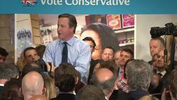 General Election 2015 - David Cameron Continues Conservative Campaign In London With 10 Days To Go News Clip