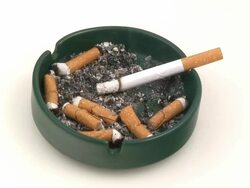 Burning cigarrette Stock Footage