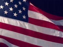 Real US American Flag 02 Stock Footage