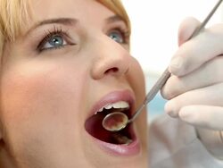 At the dentist Stock Footage