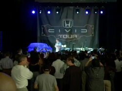Black Eyed Peas Live Performance and Press Conference Announcing The 6th Annual Honda Civic Tour Stock Footage