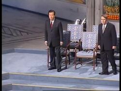 NORWAY: OSLO: NOBEL PEACE PRIZE: KIM DAE JUNG (2) News Clip