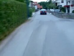 HD TIME-LAPSE: Driving Point Of View Stock Footage