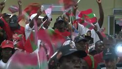 CLEAN: Angolan opposition hold final election rally News Clip
