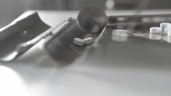 Counting medicine Stock Footage