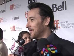 INTERVIEW - John Cusack on why Hollywood was a good setting for this cast of characters - 'Maps To The Stars' Premiere - 2014 Toronto International Film Festival Stock Footage