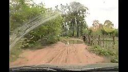 Driving through Cambodian countryside News Clip