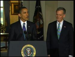 Obama nominates Judd Gregg as commerce secretary News Clip