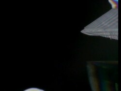 T/L CU colourful crystals grow across frame Stock Footage