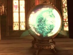 magic glass sphere Stock Footage