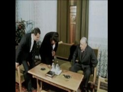 UPITN 2 8 79 VISIT BY BAVARIAN PRIME MINISTER STRAUSS News Clip