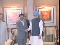 President Ahmadinejad meets PM Singh News Clip