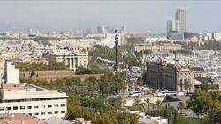 Scenic shots around Barcelona News Clip