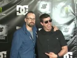 Jason Lee, Ken Block at Waiting For Lightning Screening And After-Party Stock Footage