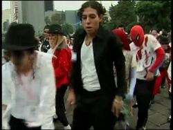 Mass Thriller dance on what would have been singer's b-day News Clip