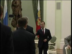 Medvedev meets European delegation News Clip