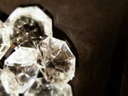 Diamonds flyover Stock Footage