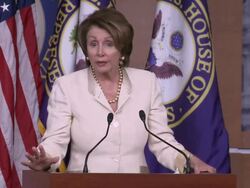 Immigration Reform - leader Pelosi Stock Footage