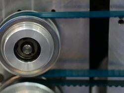 HD:Belt machine running on process Stock Footage