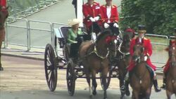 Trooping the Colour ceremony for the Queen's official birthday News Clip