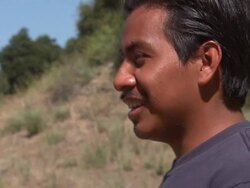 Migrant Worker Smiles Stock Footage