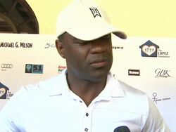 INTERVIEW: Brian McKnight on today's event, on making time for charitable causes Stock Footage