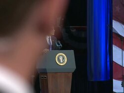 Barack Obama wins re-election Stock Footage