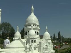 Pan Right Shot Mini Europe Brussels Belgium Stock Footage
