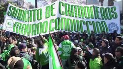 Truck drivers stage nationwide strike to protest against new taxes News Clip