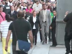 Marlon Wayans enters Miley Cyrus Performance in Ho Stock Footage