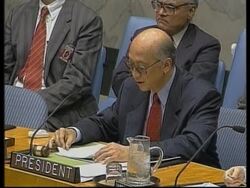 UN/USA - UN Security Council on situation in Zaire News Clip