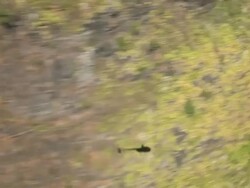 Helicopter Reunion Island Stock Footage