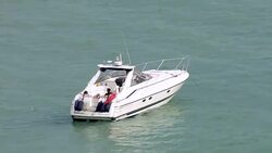 Aerials of Brighton coast on hottest September day since 1911 News Clip