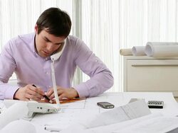 Young architect working Stock Footage