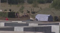Russian aid convoy remains parked near Russian/Ukraine border News Clip