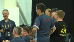 Prince Harry comments on Kate's pregnancy at training session for Invictus Games News Clip