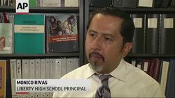 For unaccompanied children and teens crossing the border, America's schools are one of the few government institutions where they are guaranteed services. Liberty High School in Houston serves a large immigrant population. (July 15) News Clip