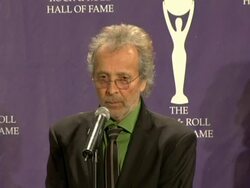 21st Annual Rock and Roll Hall of Fame Induction Ceremony press room Stock Footage