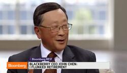 BlackBerry CEO Chen: I Think I Flunked Retirement News Clip