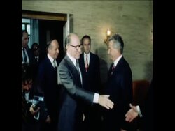 SYND 30 8 77 ISRAELI PRIME MINISTER VISITS PRESIDENT CEAUSESCU News Clip