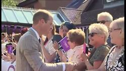 Prince William and Duchess of Cambridge Visit Keech Hospice Care In Luton News Clip