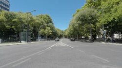 Avenida da Liberdade in Lisbon Stock Footage