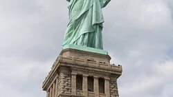 HD VDO : Statue of Liberty Stock Footage