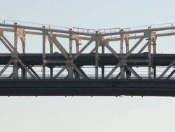 MS Traffic at queensboro bridge / New York, United States Stock Footage