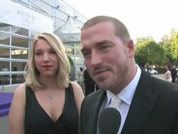 INTERVIEW: Andrew Cowles arrives for The Caudwell Butterfly Ball held Stock Footage