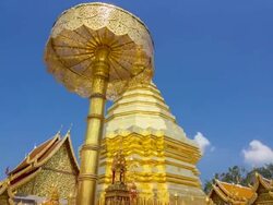 Wat Phra That Doi Suthep Temple,Timelapse hyperlapse Stock Footage