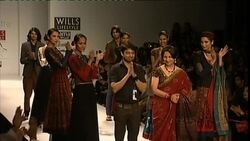 Designers Joy Mitra , Sonia Jetleey show at Wills Lifestyle fashion week News Clip