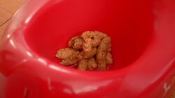 feces from the baby Stock Footage