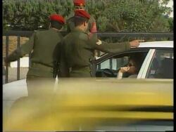 JORDAN:  TRIAL OF 28 ARABS ACCUSED OF TERRORIST PLOTTING News Clip